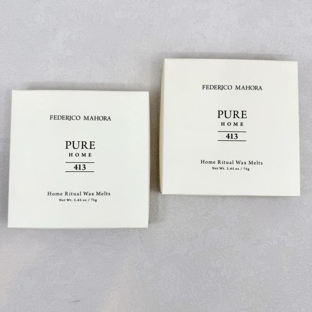 Federico Mahora Home Ritual Wax Melts 2.6oz New Sealed Pure 413 2 PACK